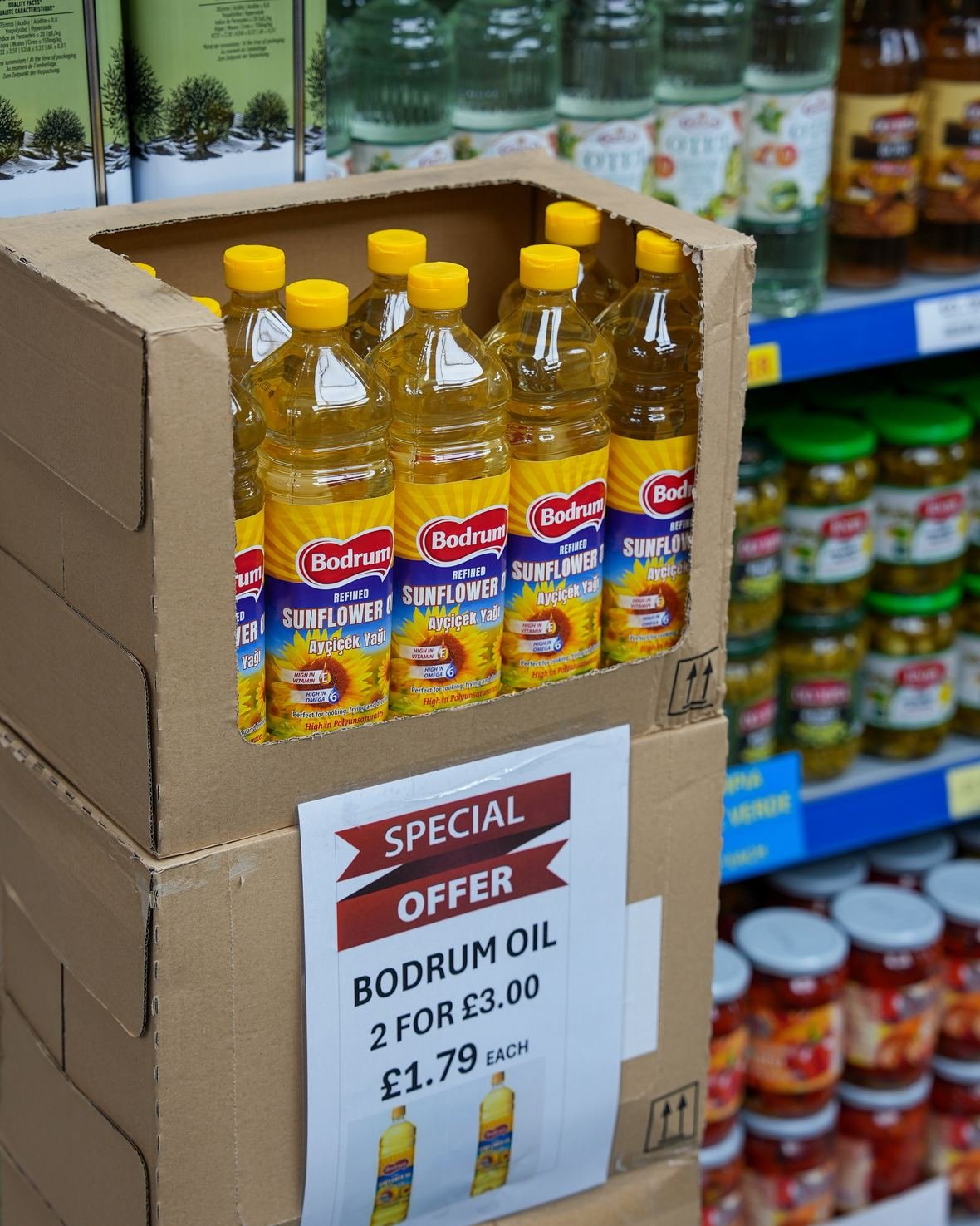 Bodrum Sunflower Oil at Mega Food Centre